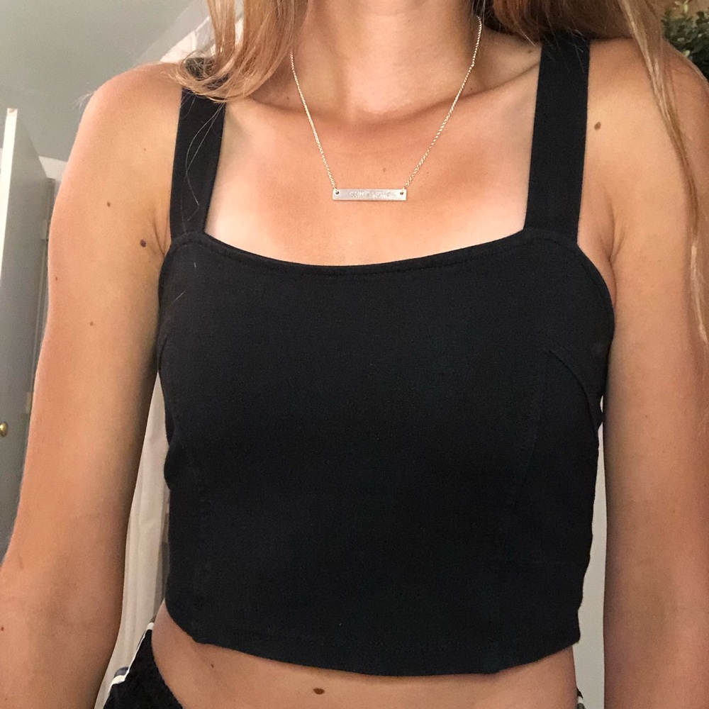 Bandy black edgy tank top!
